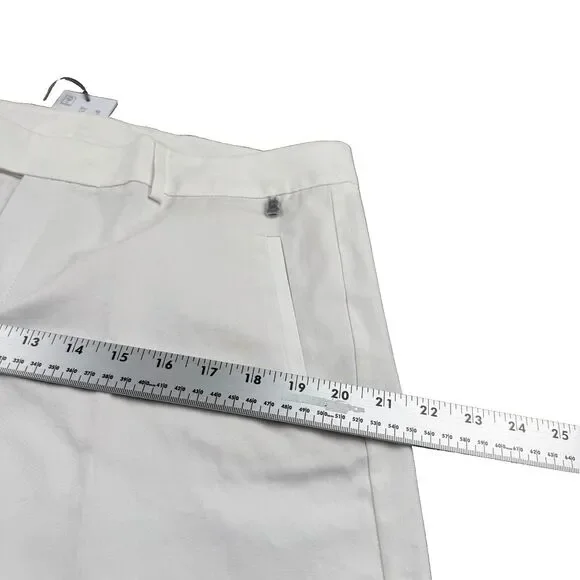 NWT BOGNER Bermuda Lara2 Shorts Women's XL/12 White 13 Inch Inseam Stretch - Picture 8 of 15